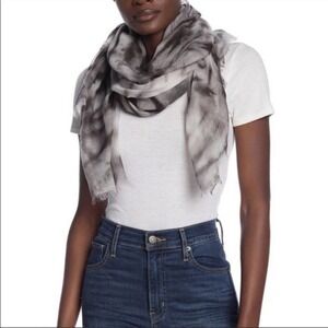 NWT Melrose and Market Tie Dye Black Scarf